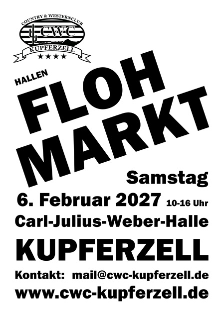 Country & Westernclub Kupferzell - Flohmarkt 06.02.2027