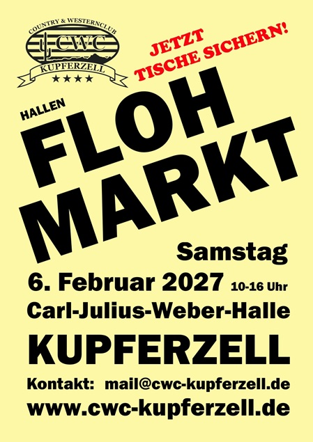 Country & Westernclub Kupferzell - Flohmarkt 06.02.2027